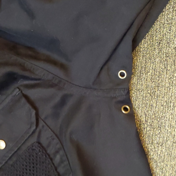 Lauren Ralph Lauren Button Up Shirt Field Shirt Black Long Sleeve Size Large - Picture 11 of 14